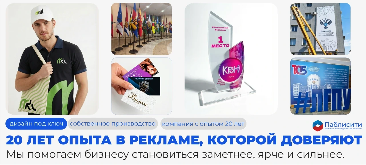 ​🔥 О НАС | Рекламно-производственная компания с опытом 20 лет