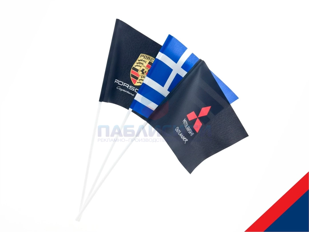 Флажок на палочке полиэстр